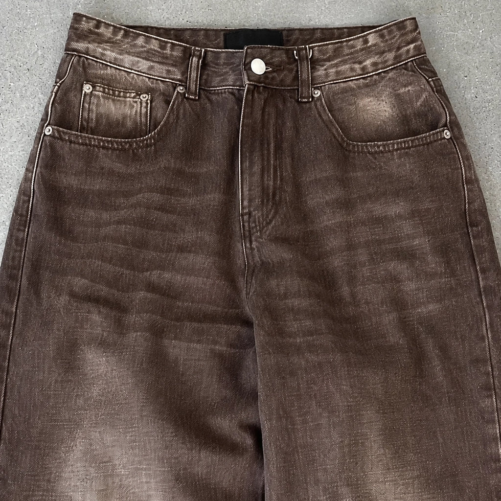 Mocha Baggy Jeans