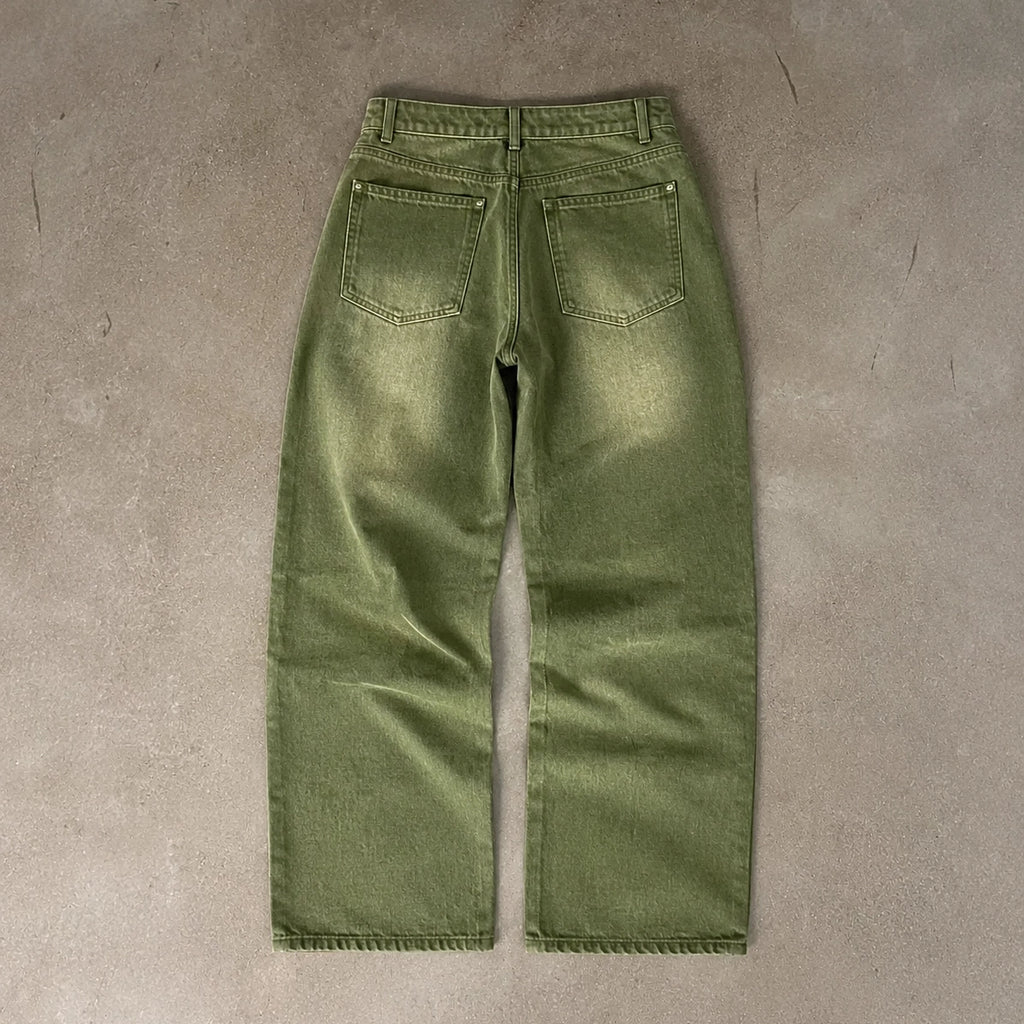 Matcha Baggy Jeans