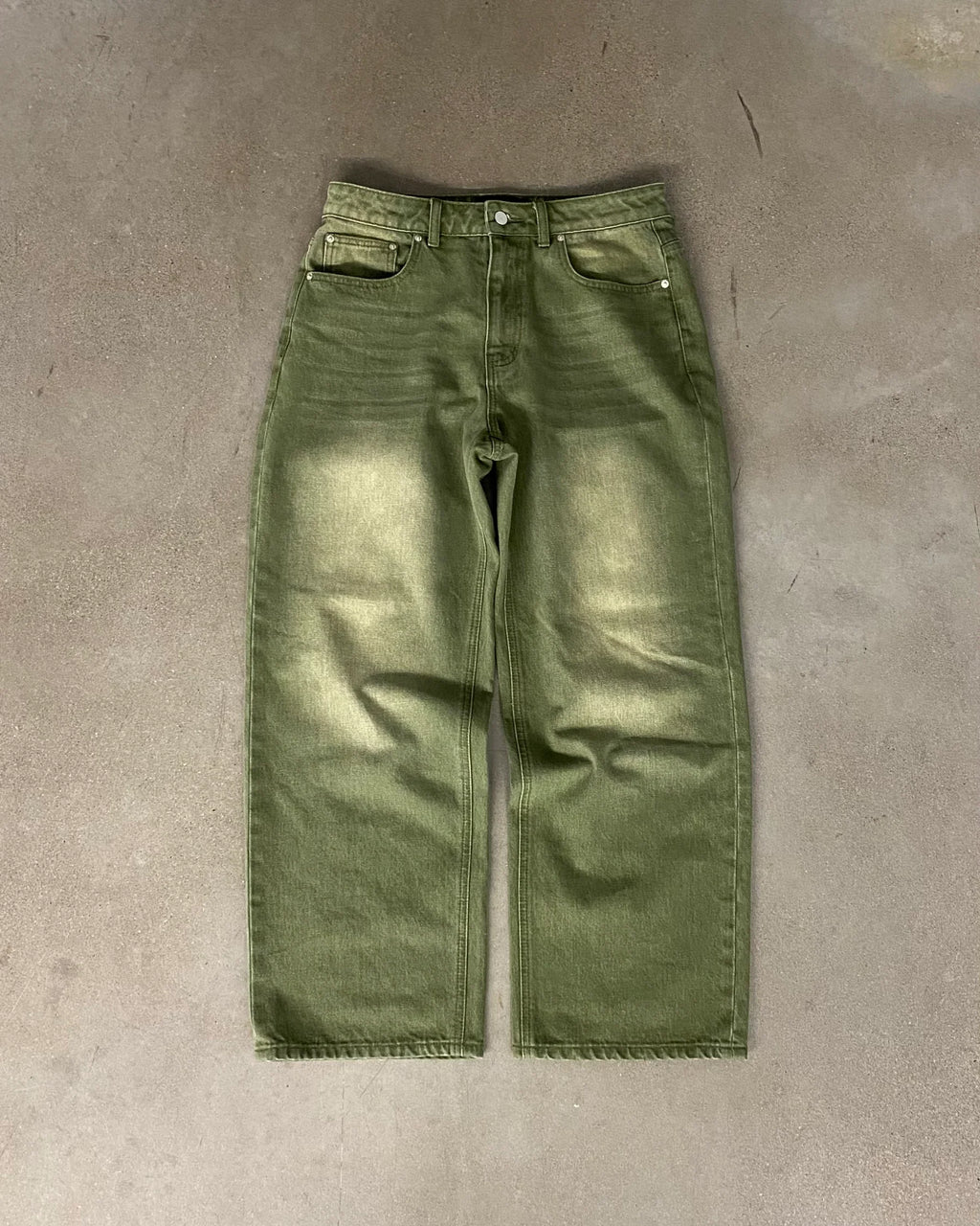 Forest Fade Oversized Jeans