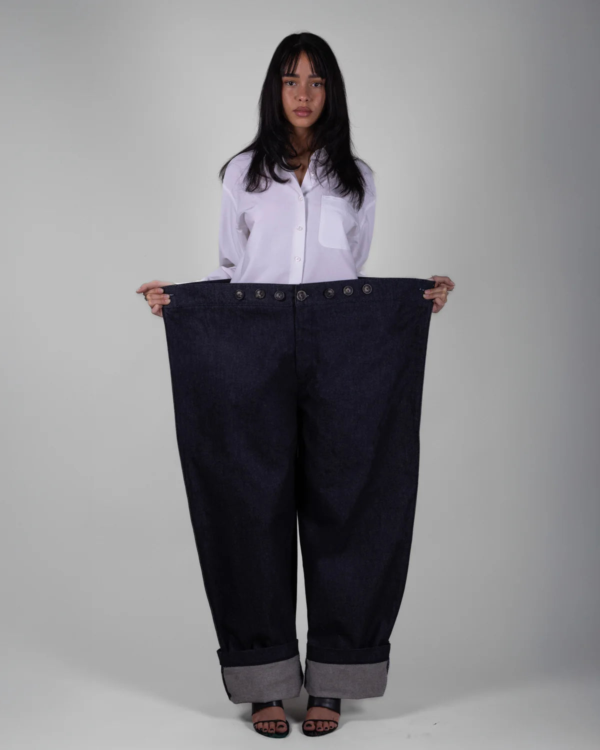 Classic Indigo Oversized Jeans