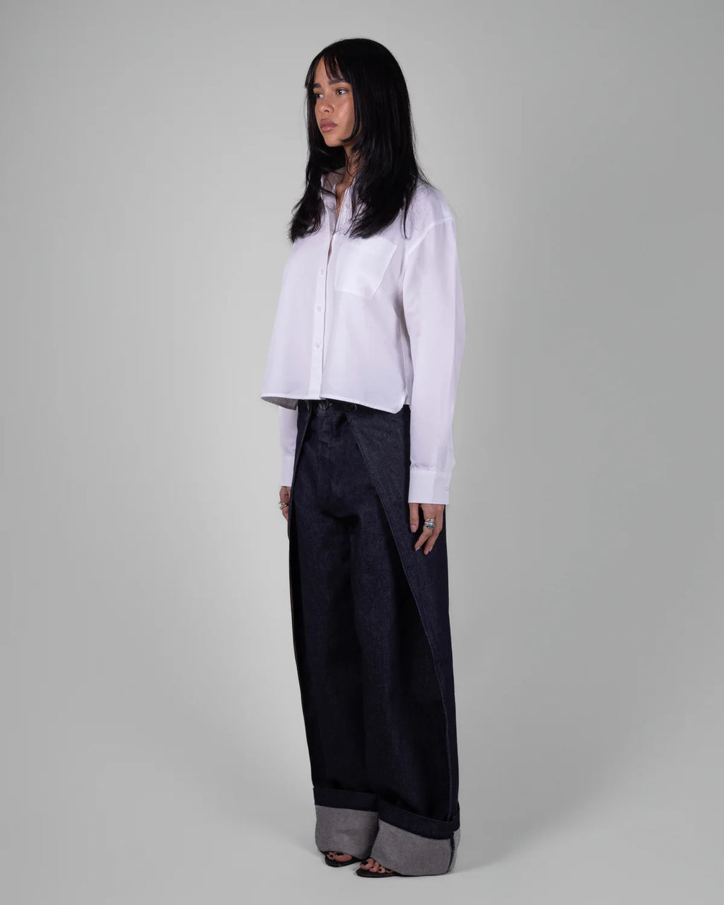 Classic Indigo Oversized Jeans