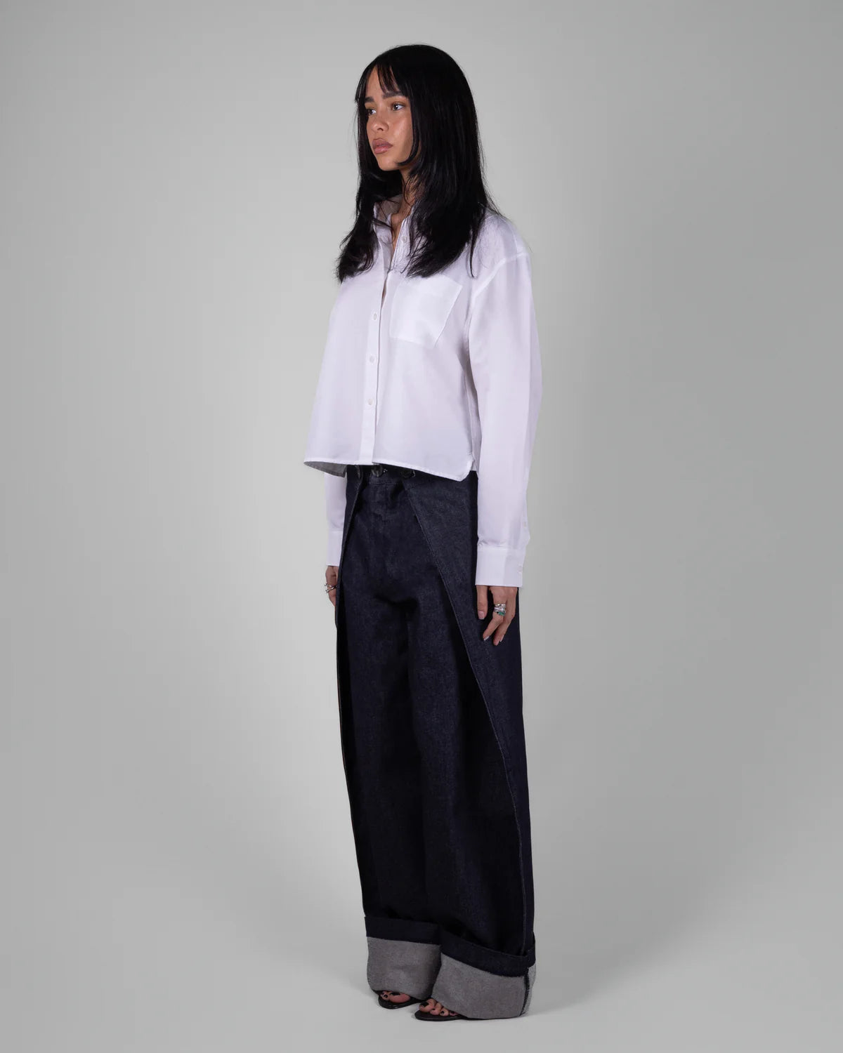 Classic Indigo Oversized Jeans