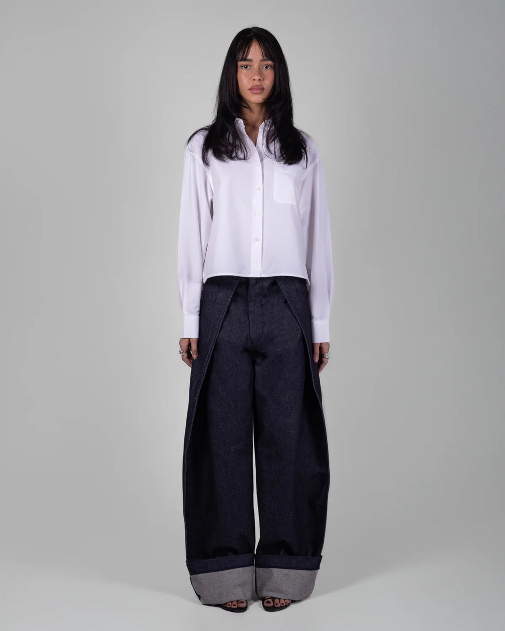 Classic Indigo Oversized Jeans