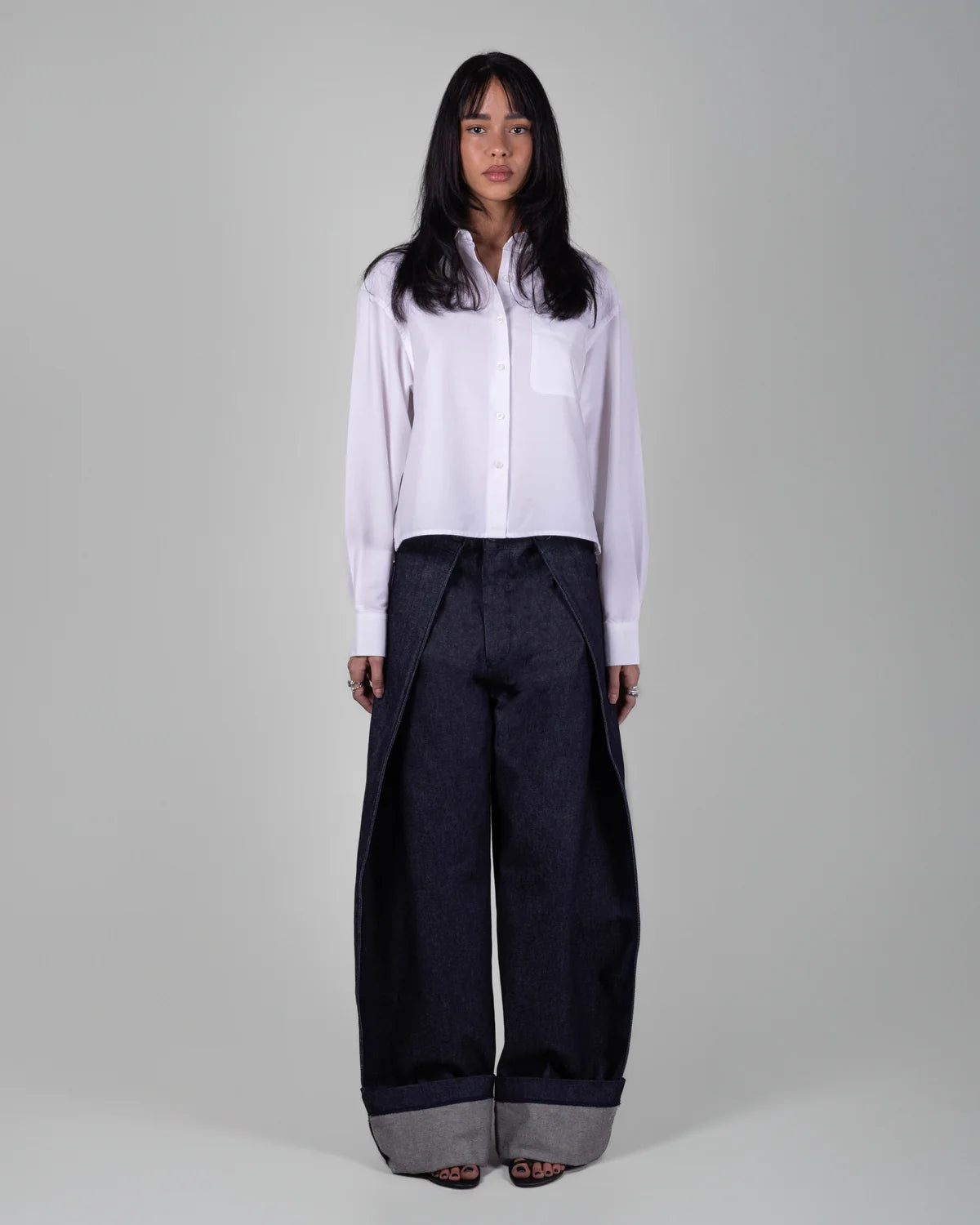 Classic Indigo Oversized Jeans
